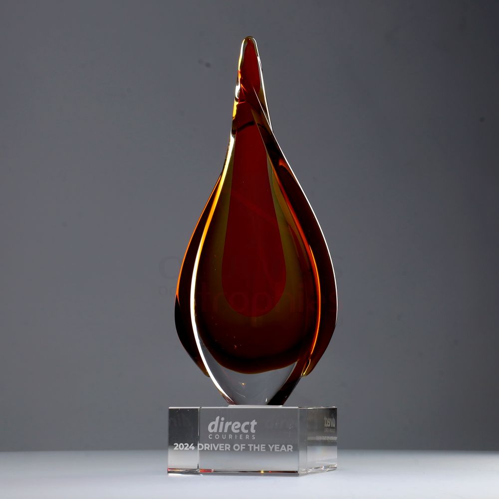 Art Glass Flame 250mm 