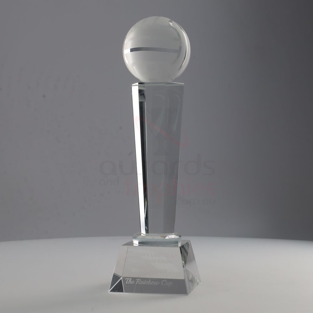 Crystal Netball Tower 230mm 