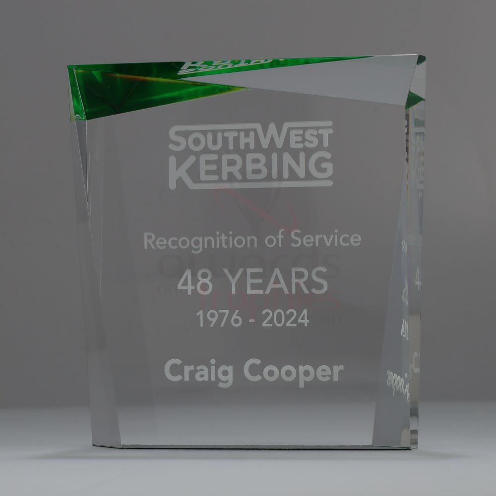 Acrylic Prism Green 125mm