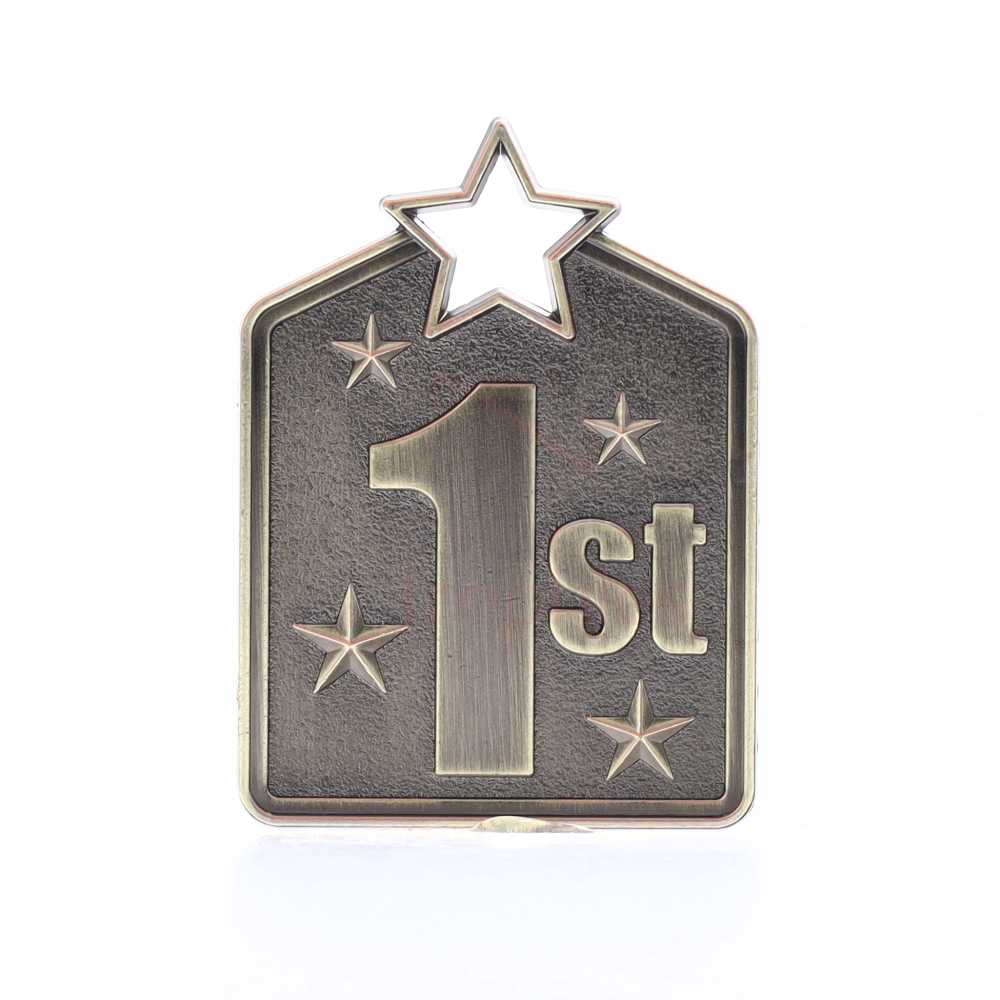 Shield Medal 1st Place 60mm