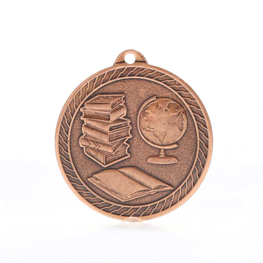 Chevron Knowledge Medal 50mm - Bronze