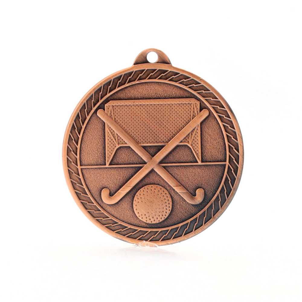Chevron Hockey Medal 50mm - Bronze