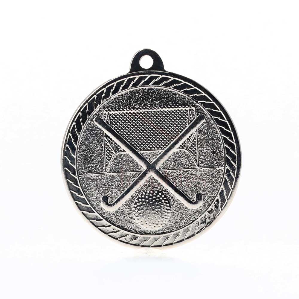 Chevron Hockey Medal 50mm - Silver