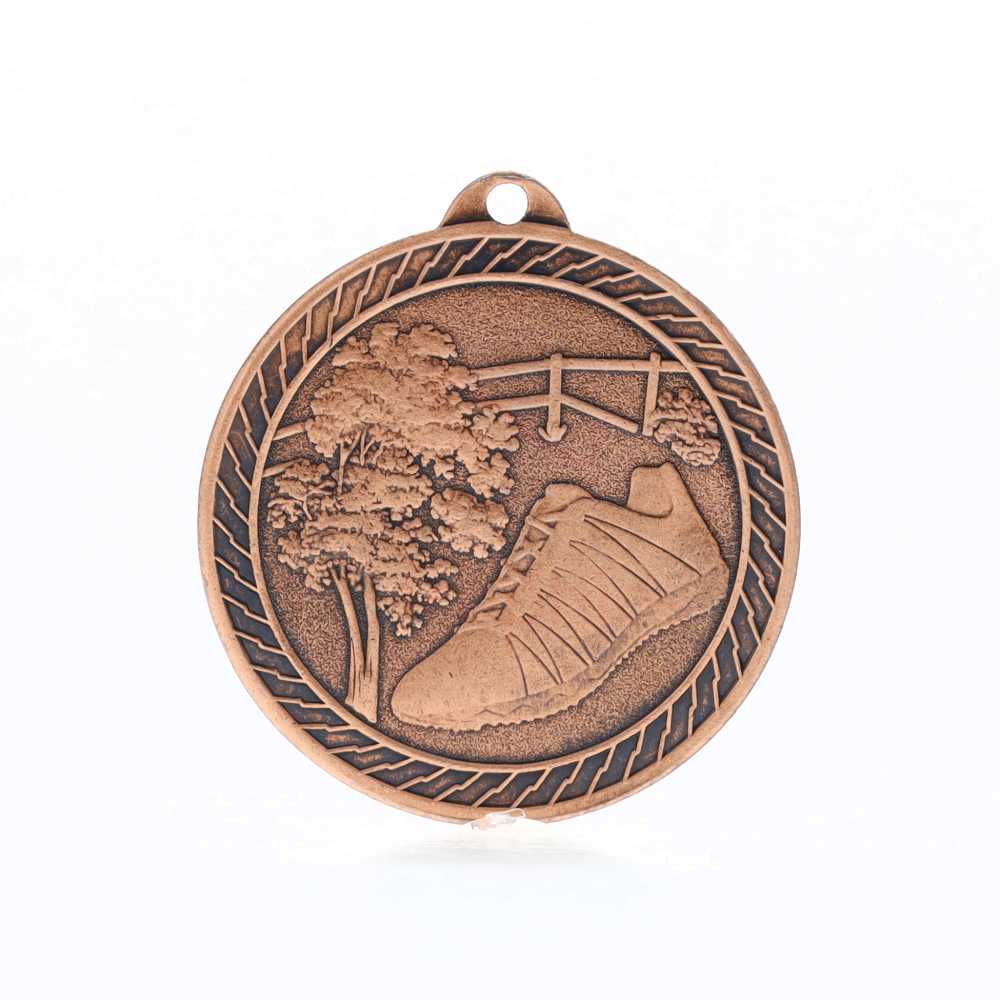 Chevron Cross Country Medal 50mm - Bronze
