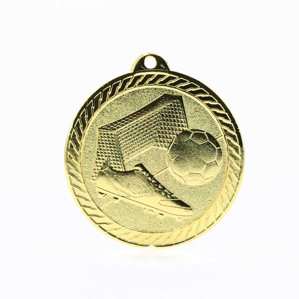 Chevron Soccer Medal 50mm - Gold