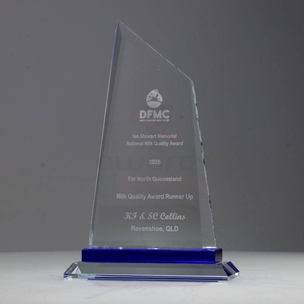 Glass Peak on Blue Base 185mm