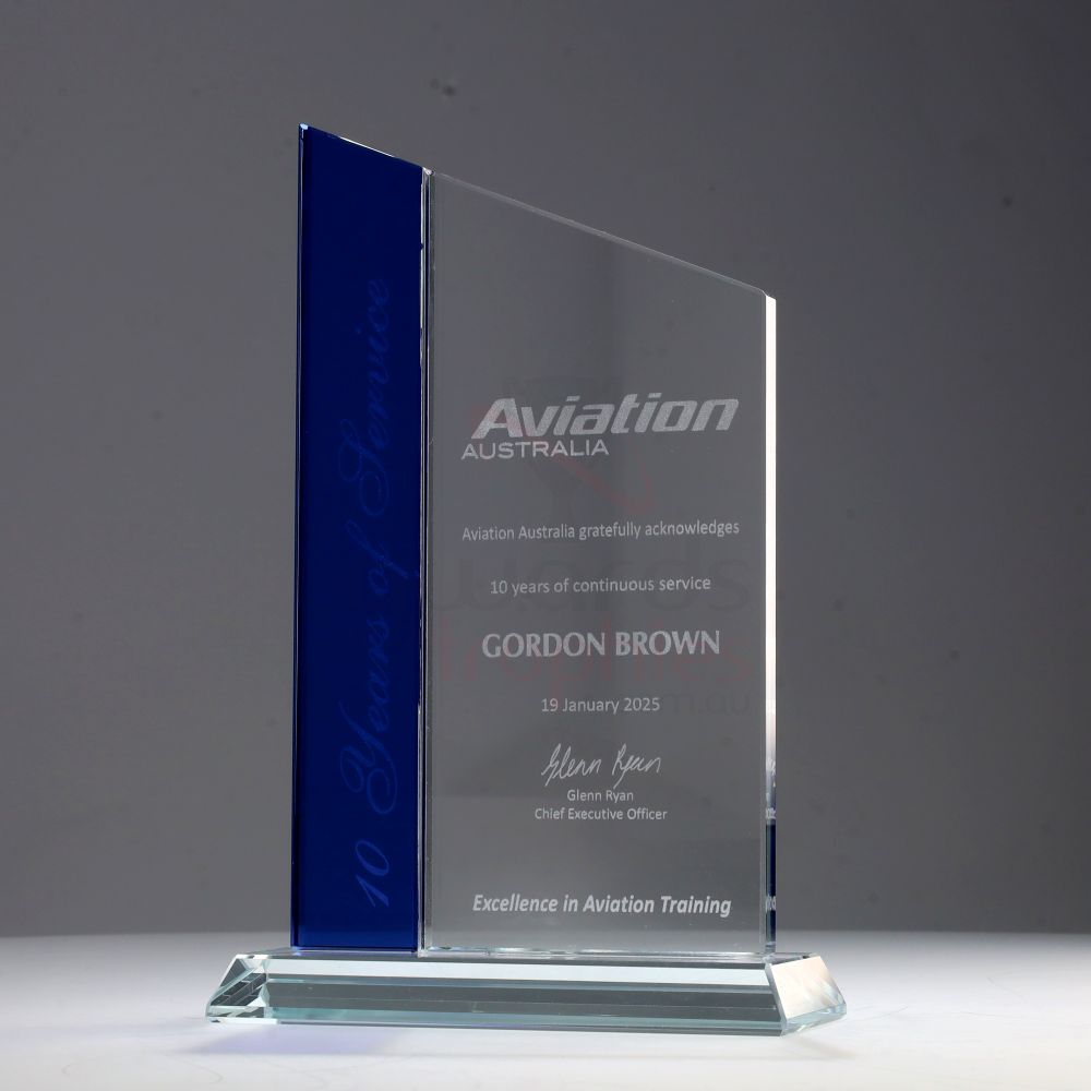 Blue Vertical Feature 205mm