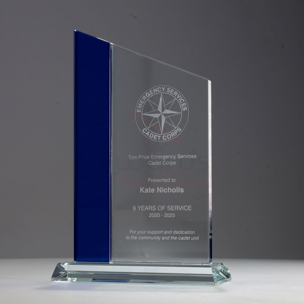 Blue Vertical Feature 205mm