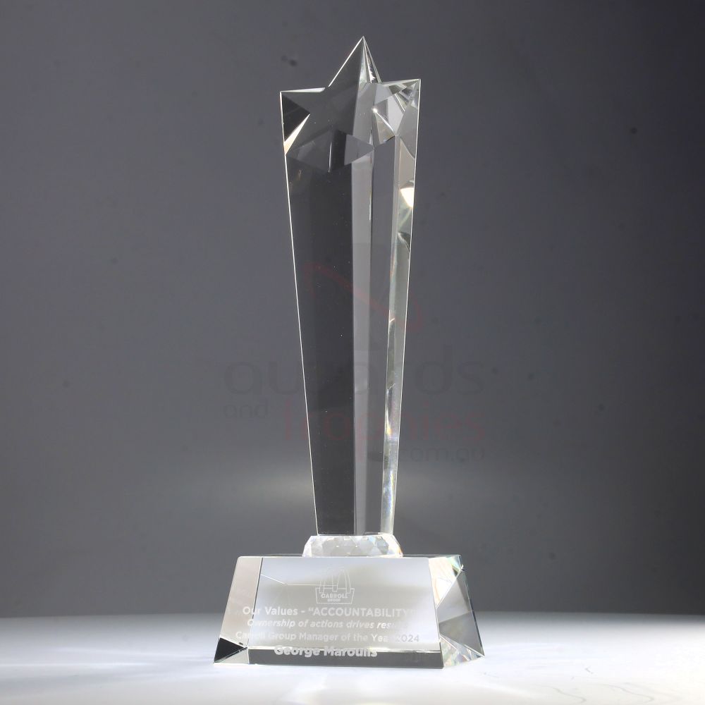 Crystal Star Column 230mm