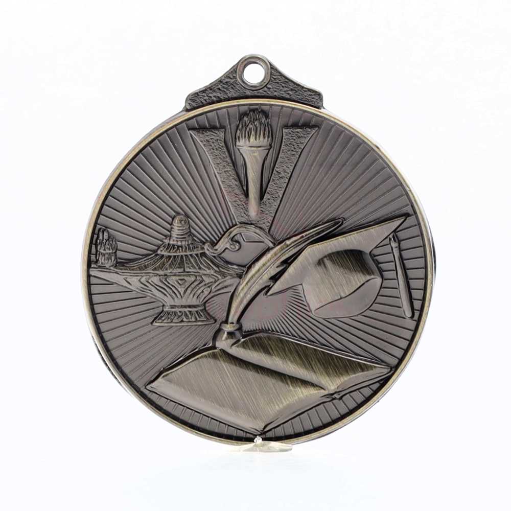 Embossed Knowledge Medal 52mm Gold 