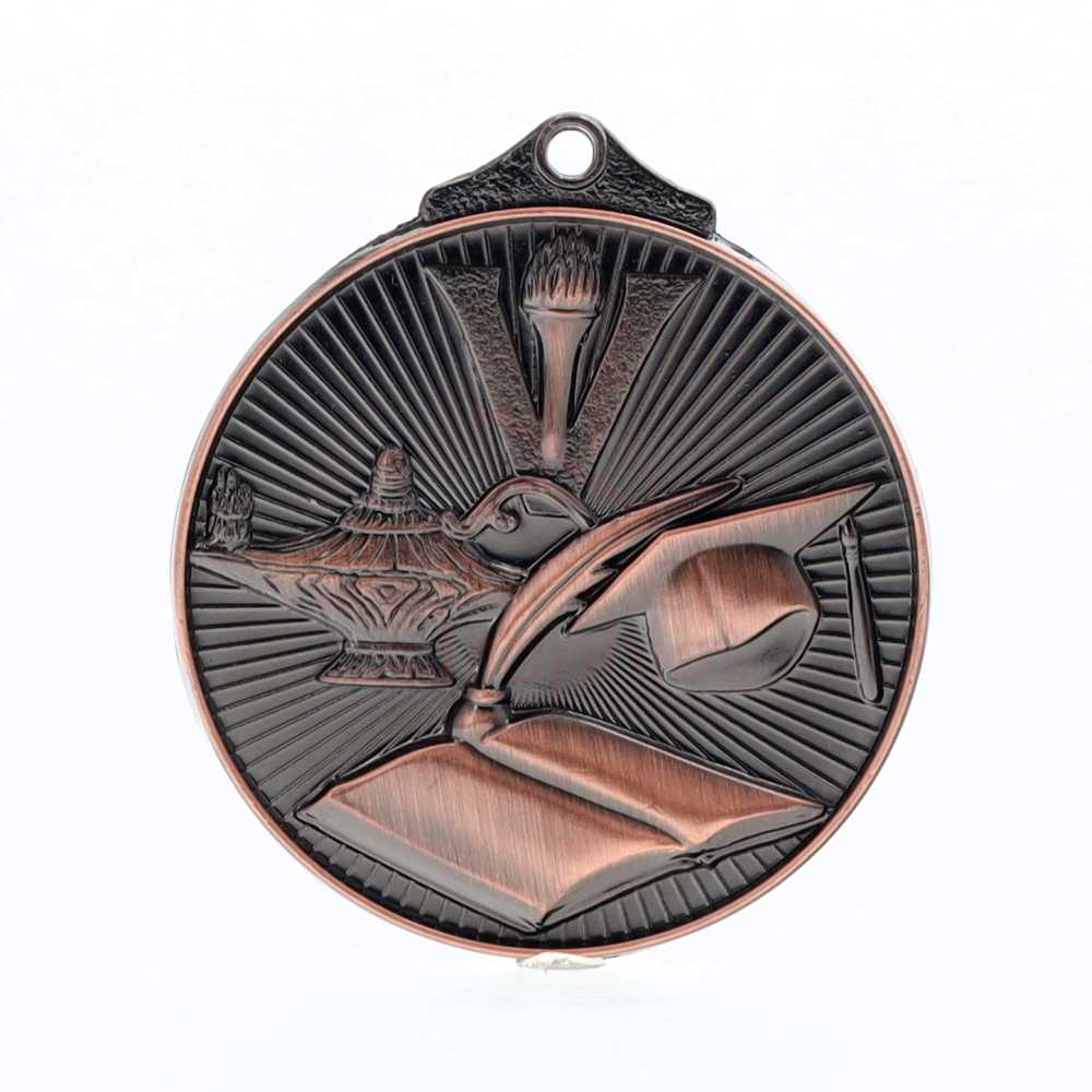 Embossed Knowledge Medal 52mm Bronze 