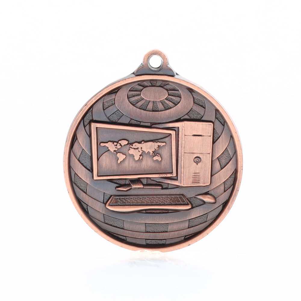 Global Computer Medal 50mm Bronze 