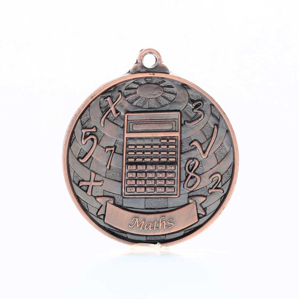 Global Maths Medal 50mm Bronze 