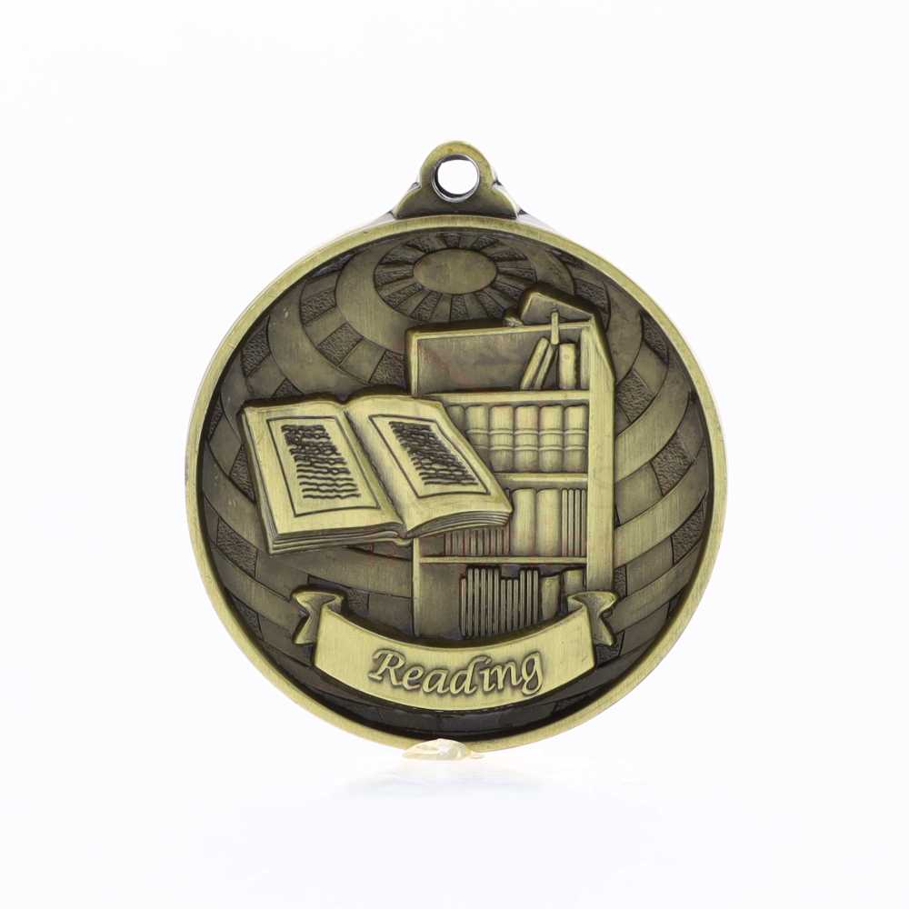 Global Reading Medal 50mm Gold 