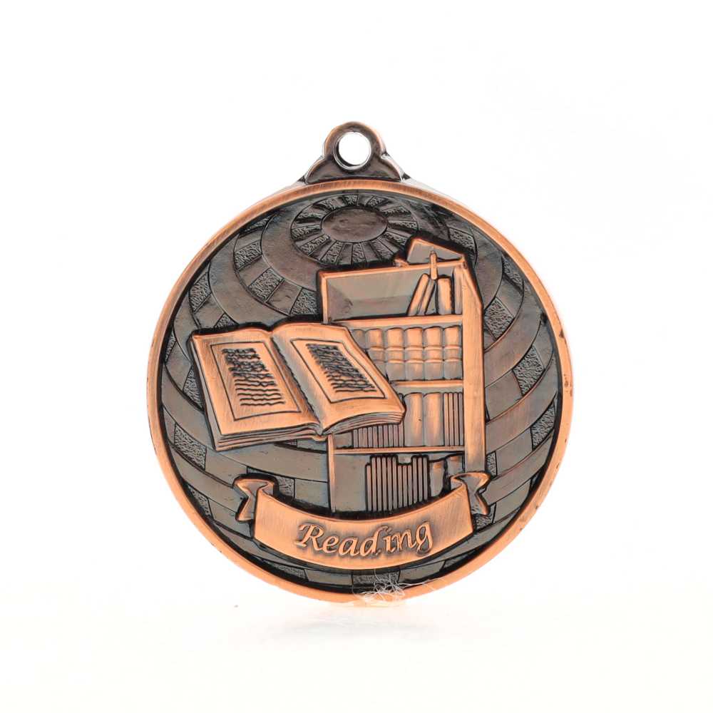 Global Reading Medal 50mm Bronze 