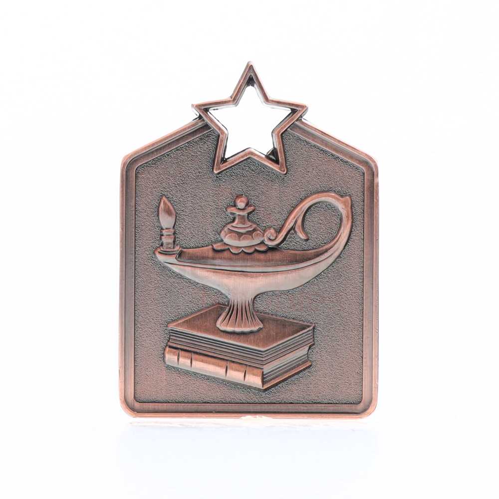 Shield Academic Medal 60mm Bronze 