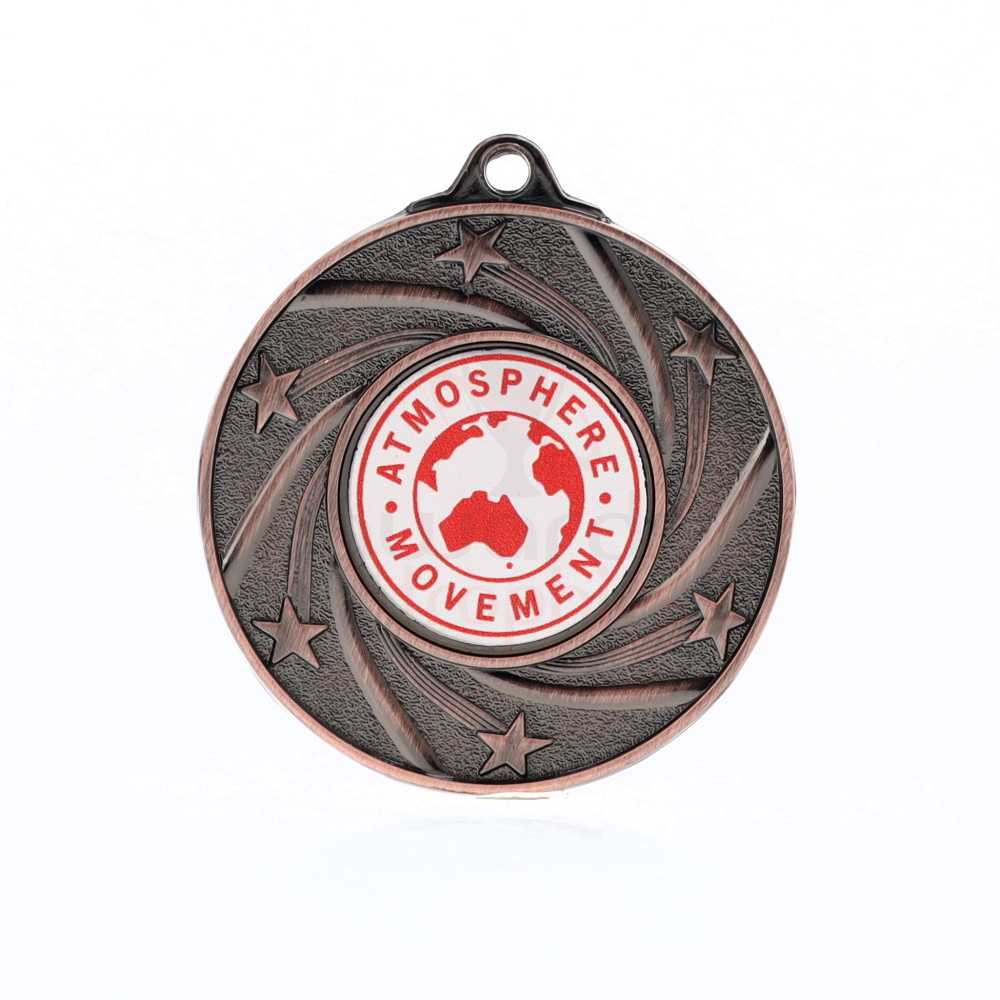 Galaxy Personalised Medal 50mm Bronze 