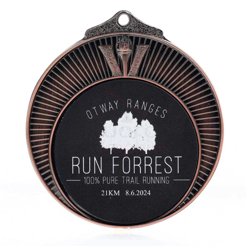 Victory Personalised Medal 70mm Bronze 