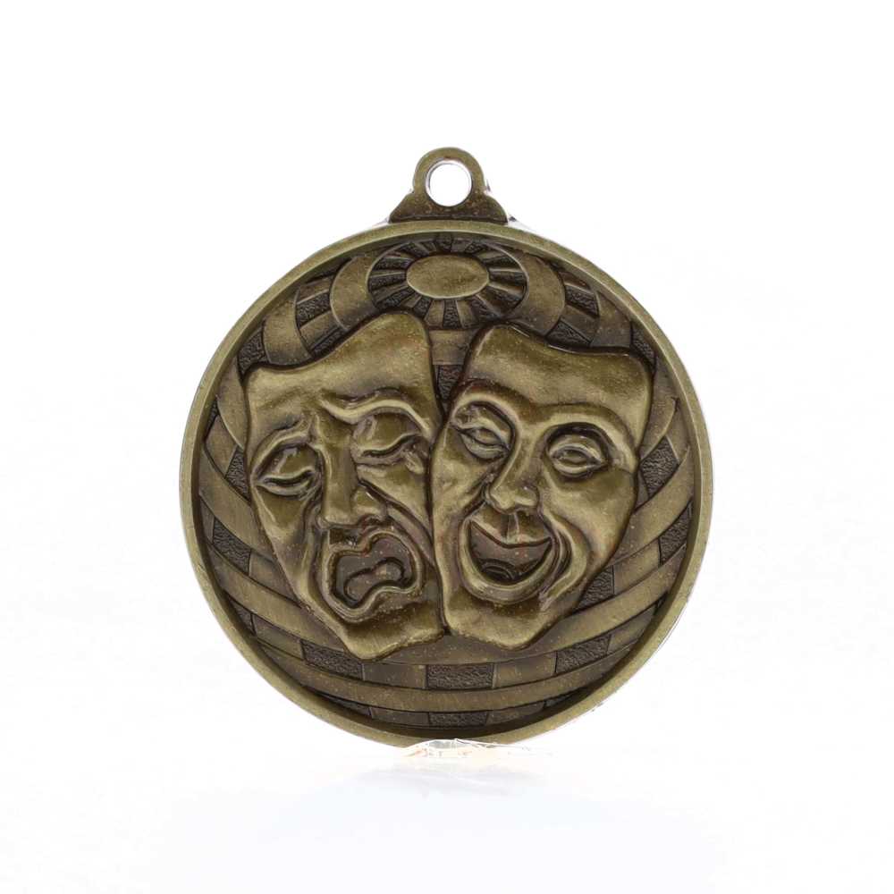Global Drama Medal 50mm Gold 