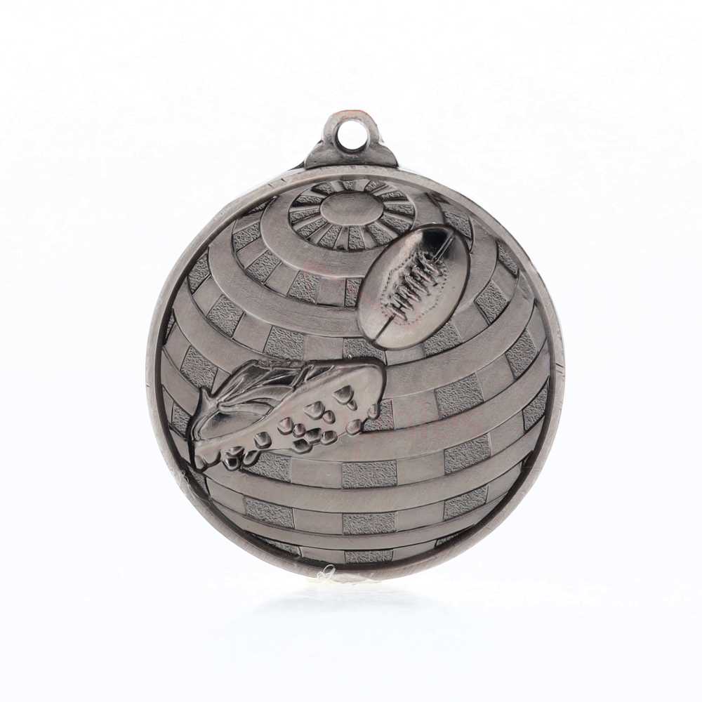 Global AFL Medal 50mm Silver 