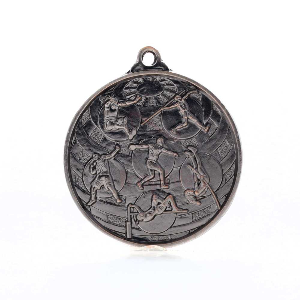 Global Athletics Medal 50mm Silver 