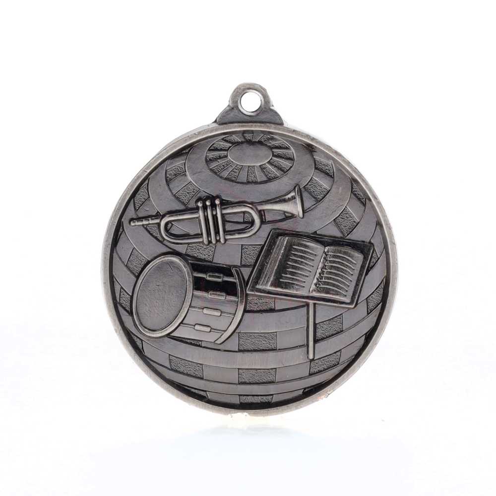 Global Band Medal 50mm Silver 