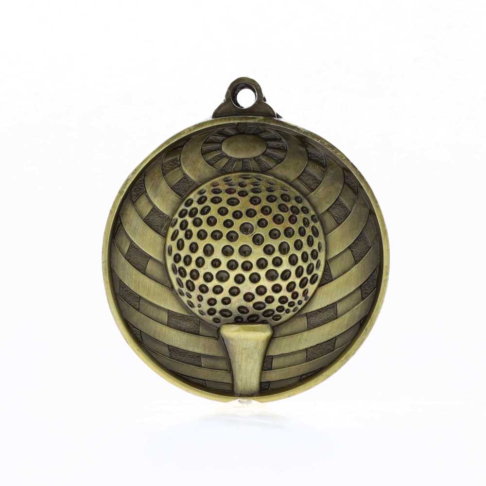 Global Golf Medal 50mm Gold 