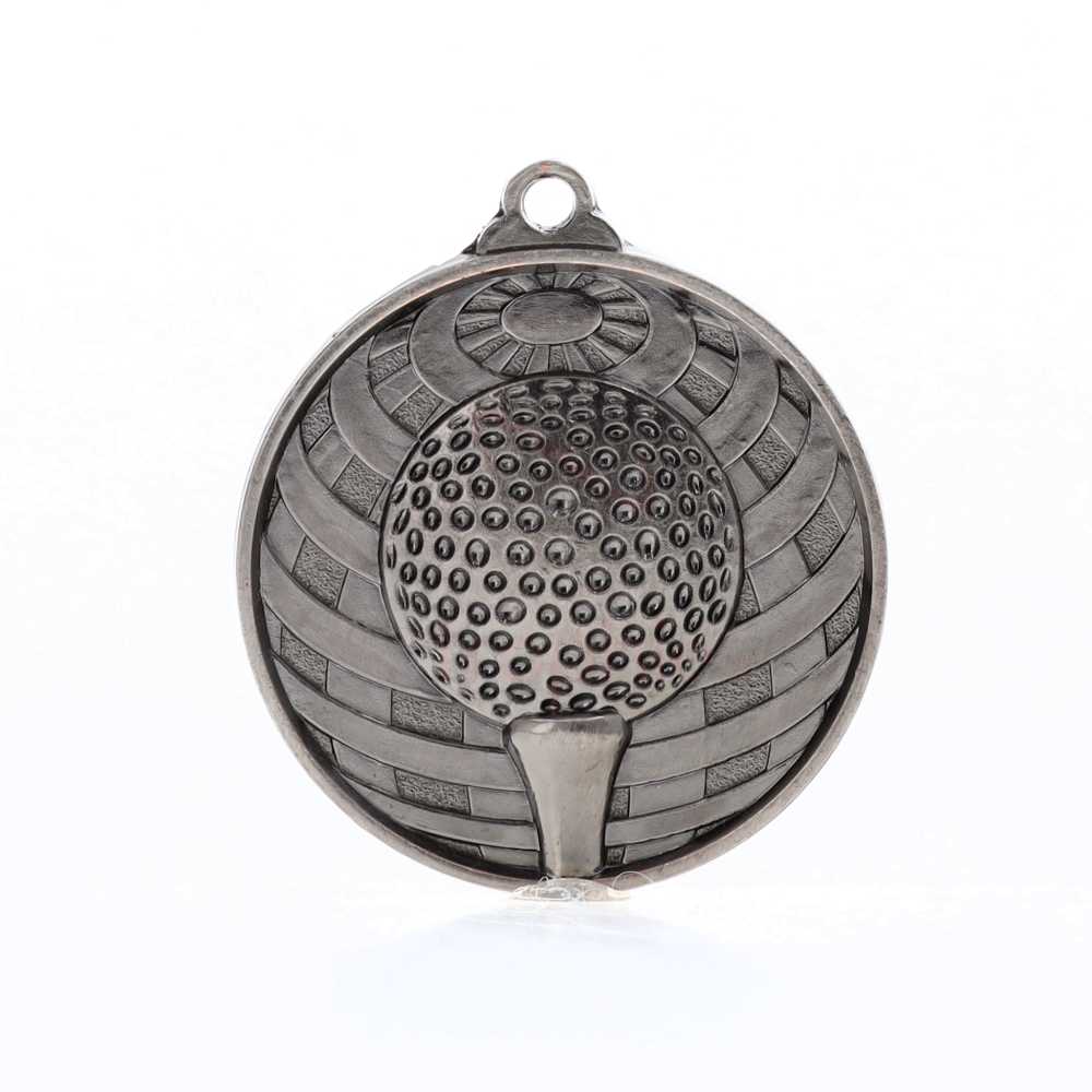 Global Golf Medal 50mm Silver 