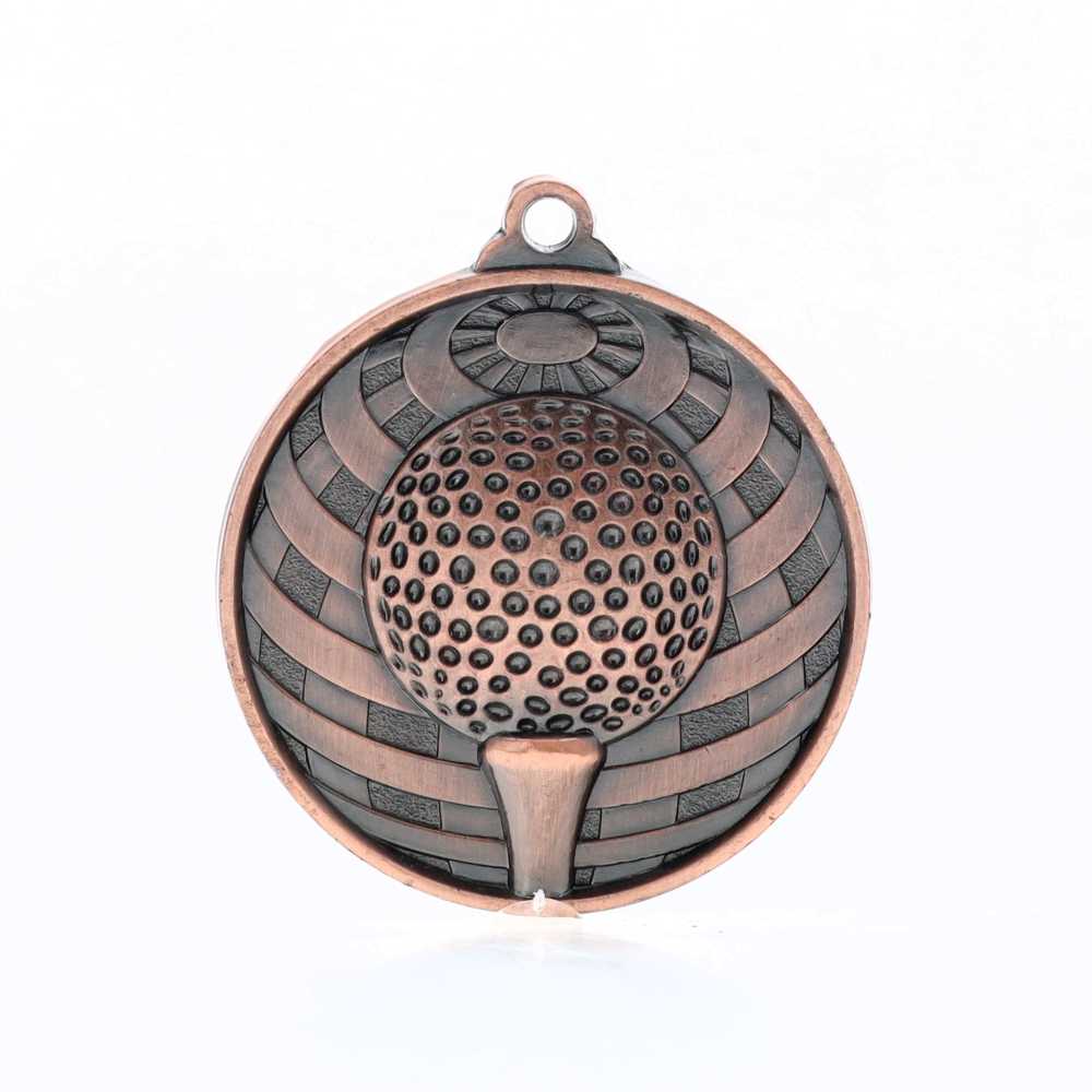 Global Golf Medal 50mm Bronze 