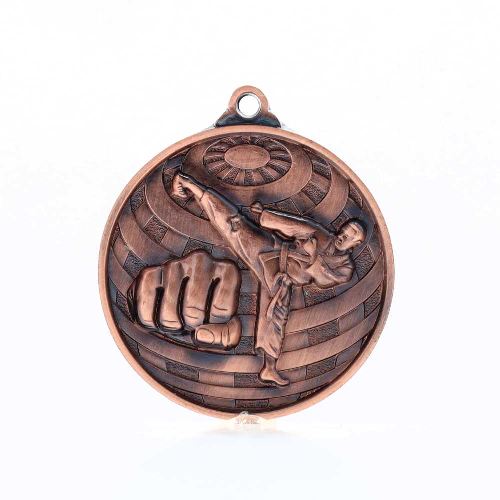 Global Martial Arts Medal 50mm Bronze 
