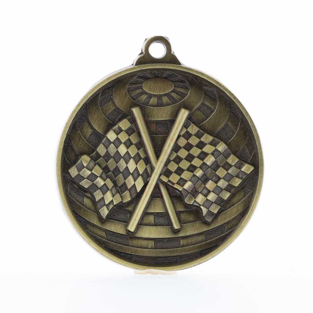 Global Motorsport Medal 50mm Gold 