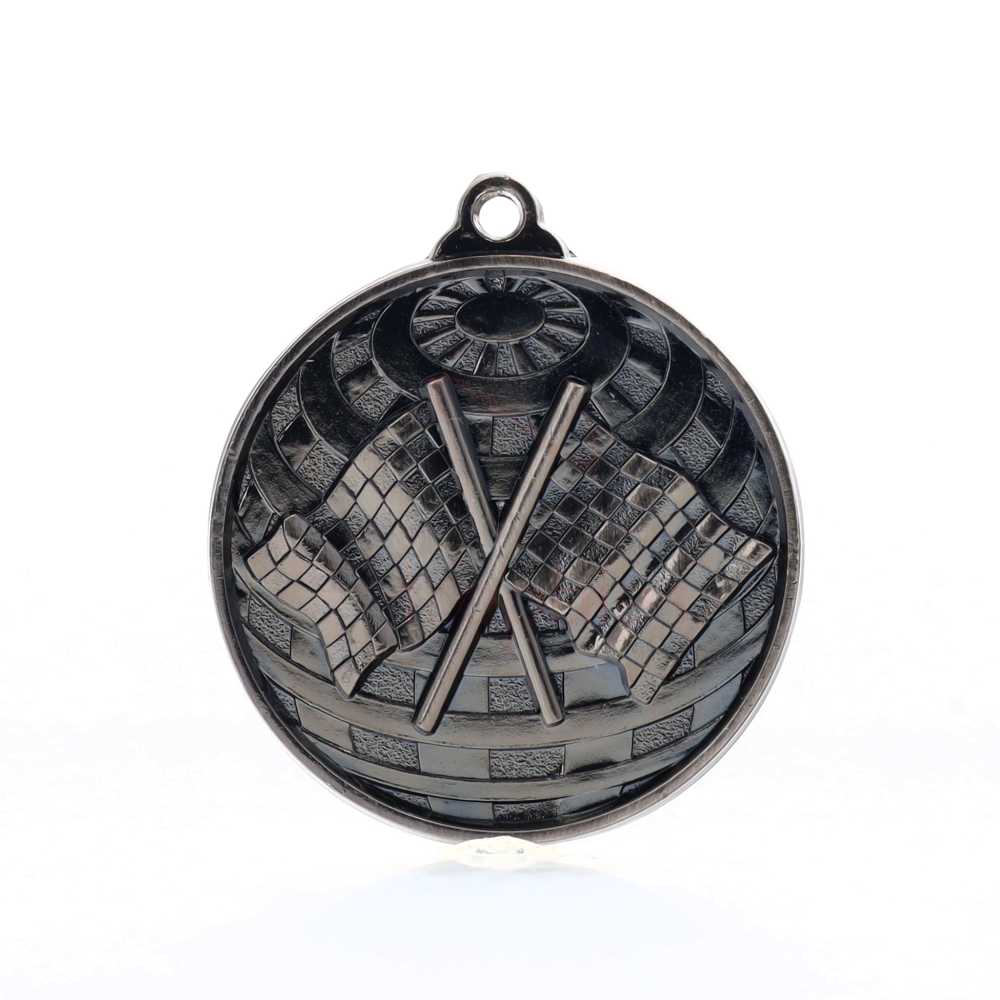 Global Motorsport Medal 50mm Silver 