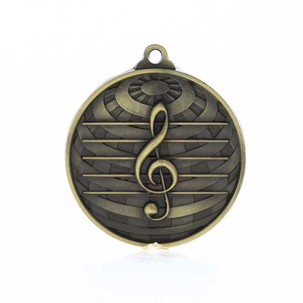 Global Music Medal 50mm Gold 