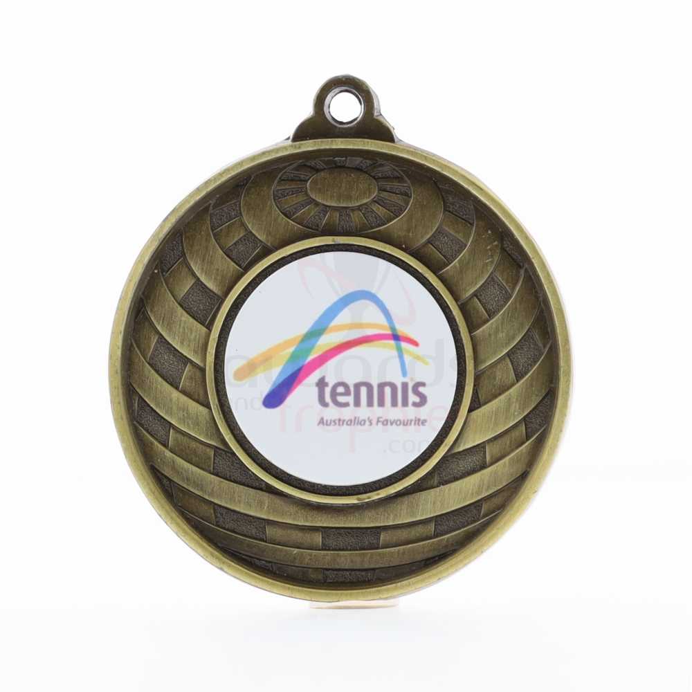 Global Personalised Medal 50mm Gold 