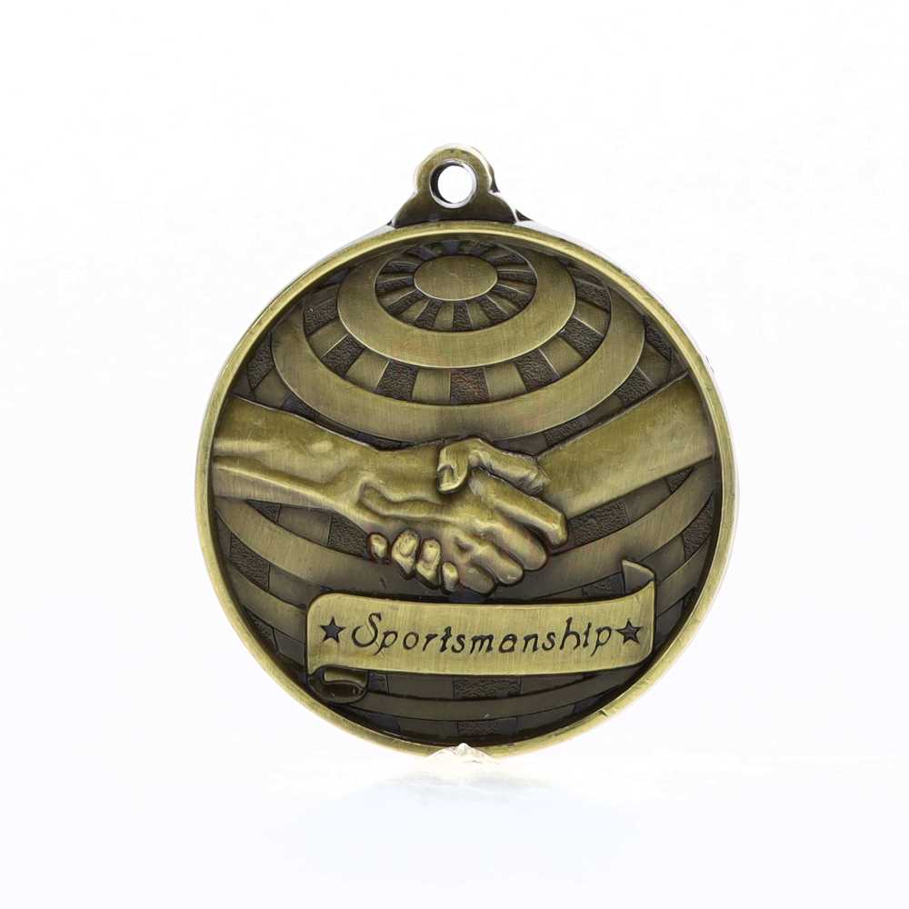 Global Sportsmanship Medal 50mm Gold 