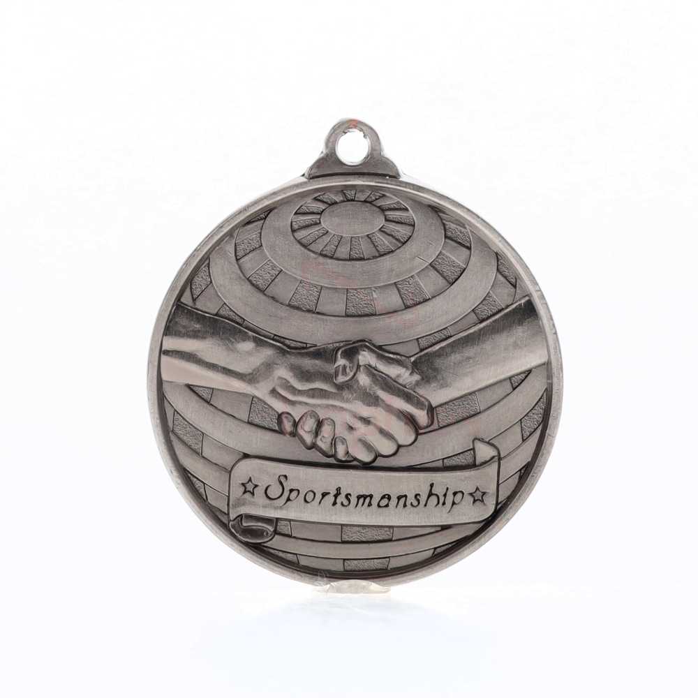 Global Sportsmanship Medal 50mm Silver 