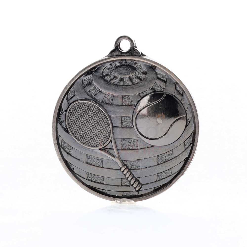 Global Tennis Medal 50mm Silver 