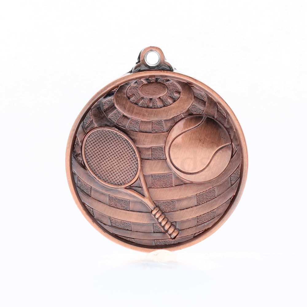 Global Tennis Medal 50mm Bronze 
