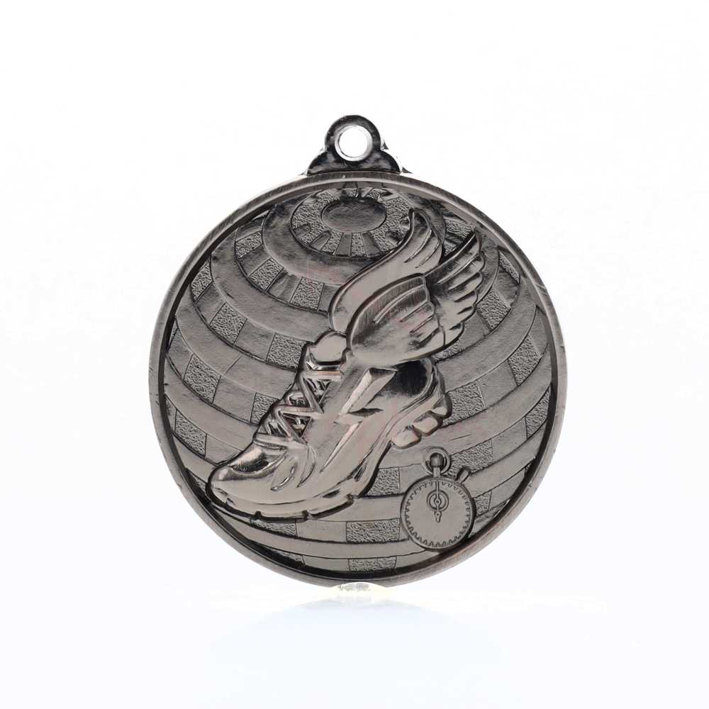 Global Track Medal 50mm Silver 