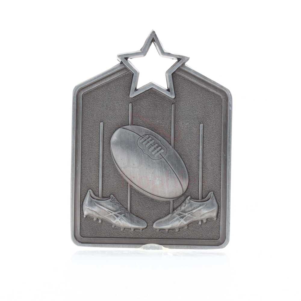 Shield Medal AFL 60mm Silver