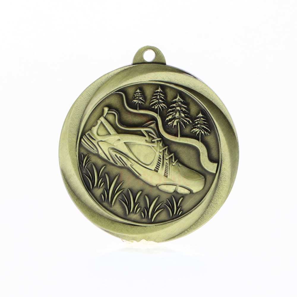 Econo Cross Country Medal 50mm Gold