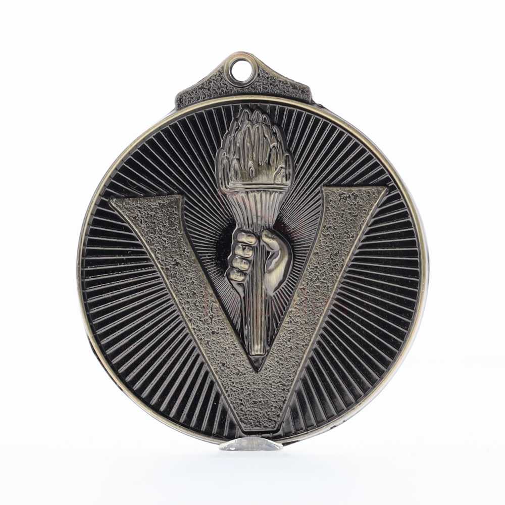 Embossed Achievement Medal 52mm Gold