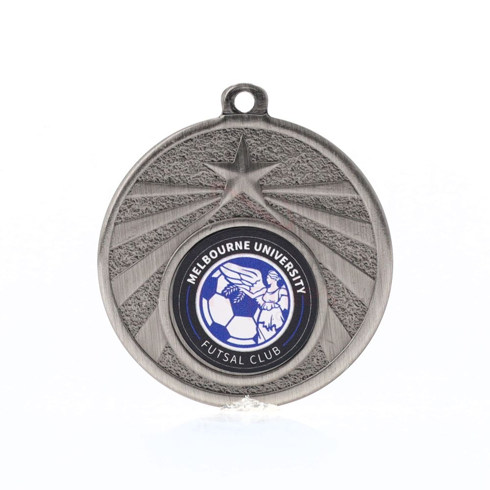 Radiance Personalised Medal 50mm Silver