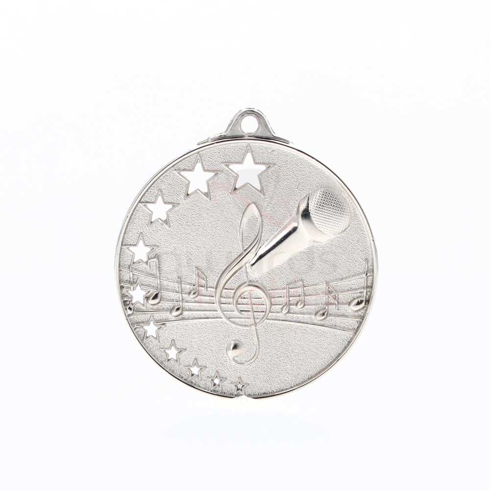 Star Music Medal 52mm Silver