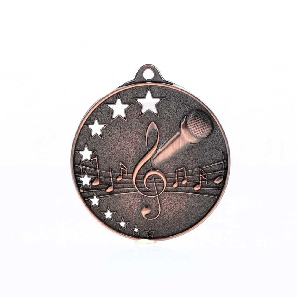 Star Music Medal 52mm Bronze