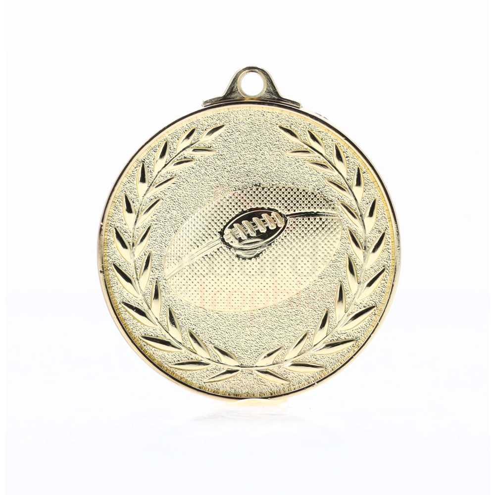 Wreath AFL Medal 50mm Gold