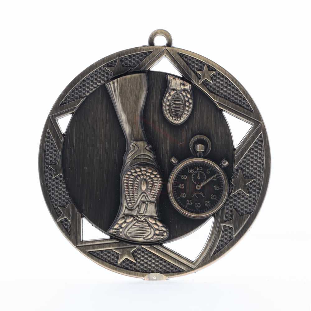 Stellar Track Medal 70mm Gold