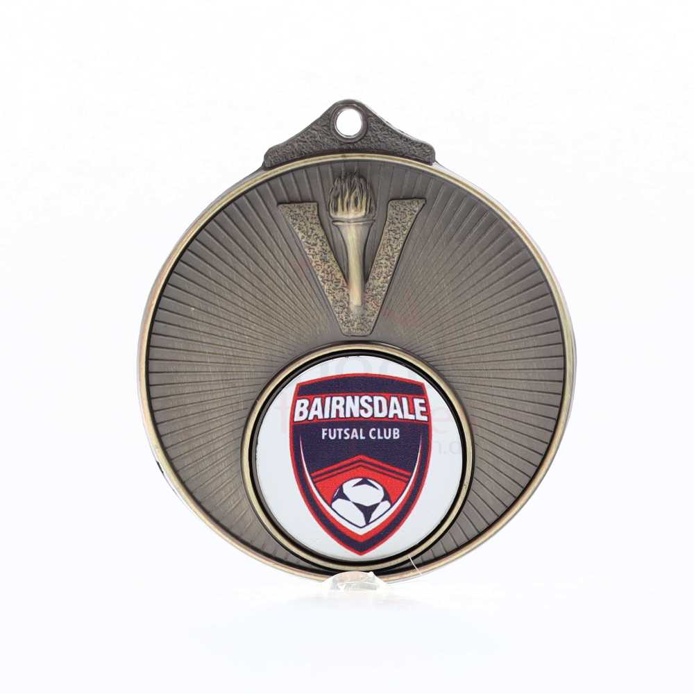 Victory Personalised Medal 50mm Gold