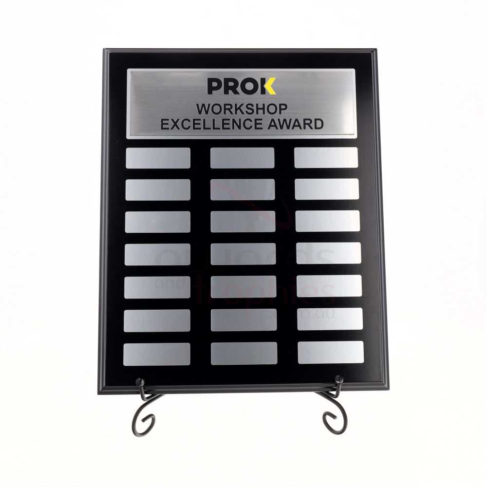 Assembly Plaque Classic Silver 325mm