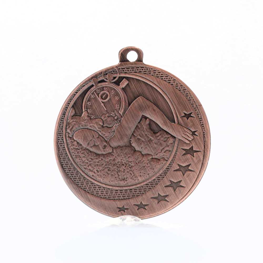 Swimming Wayfare Medal Bronze 50mm